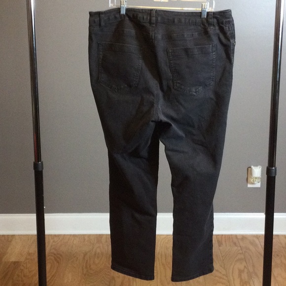 16W J+V Curvie Fit Ankle Black Denim Jeans - Picture 6 of 16